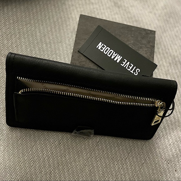 NWT - Steve Madden Boxed Wallet (Black) - Picture 5 of 6